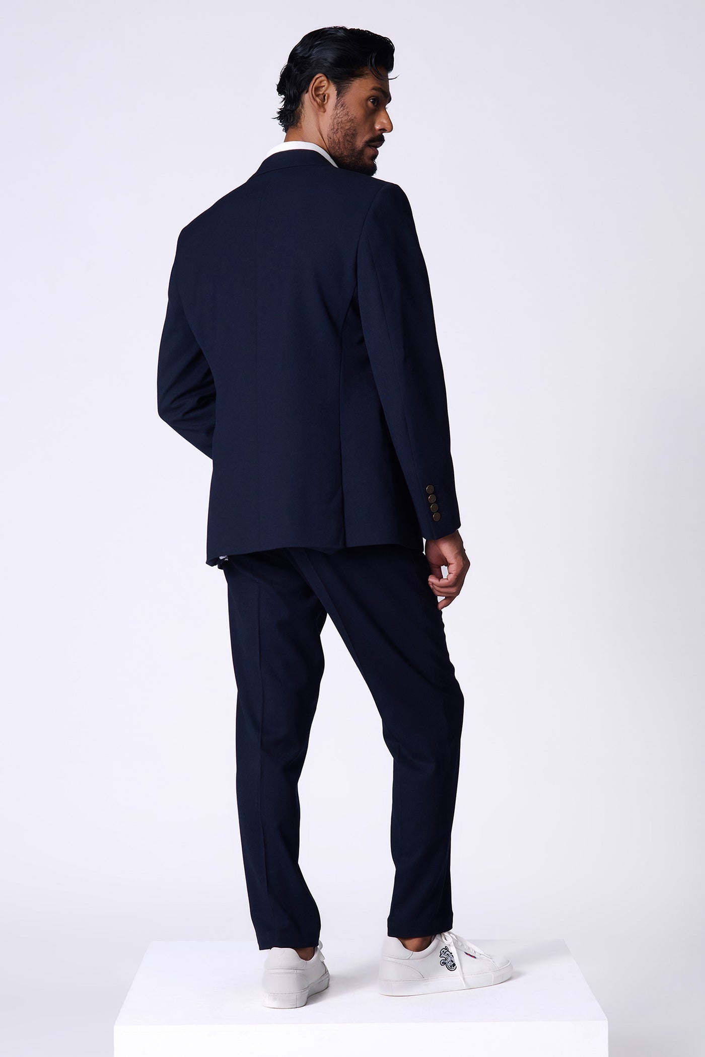 Shantanu & Nikhil Menswear Sncc Crested Gentlemen's Jacket indian designer wear online shopping melange singapore