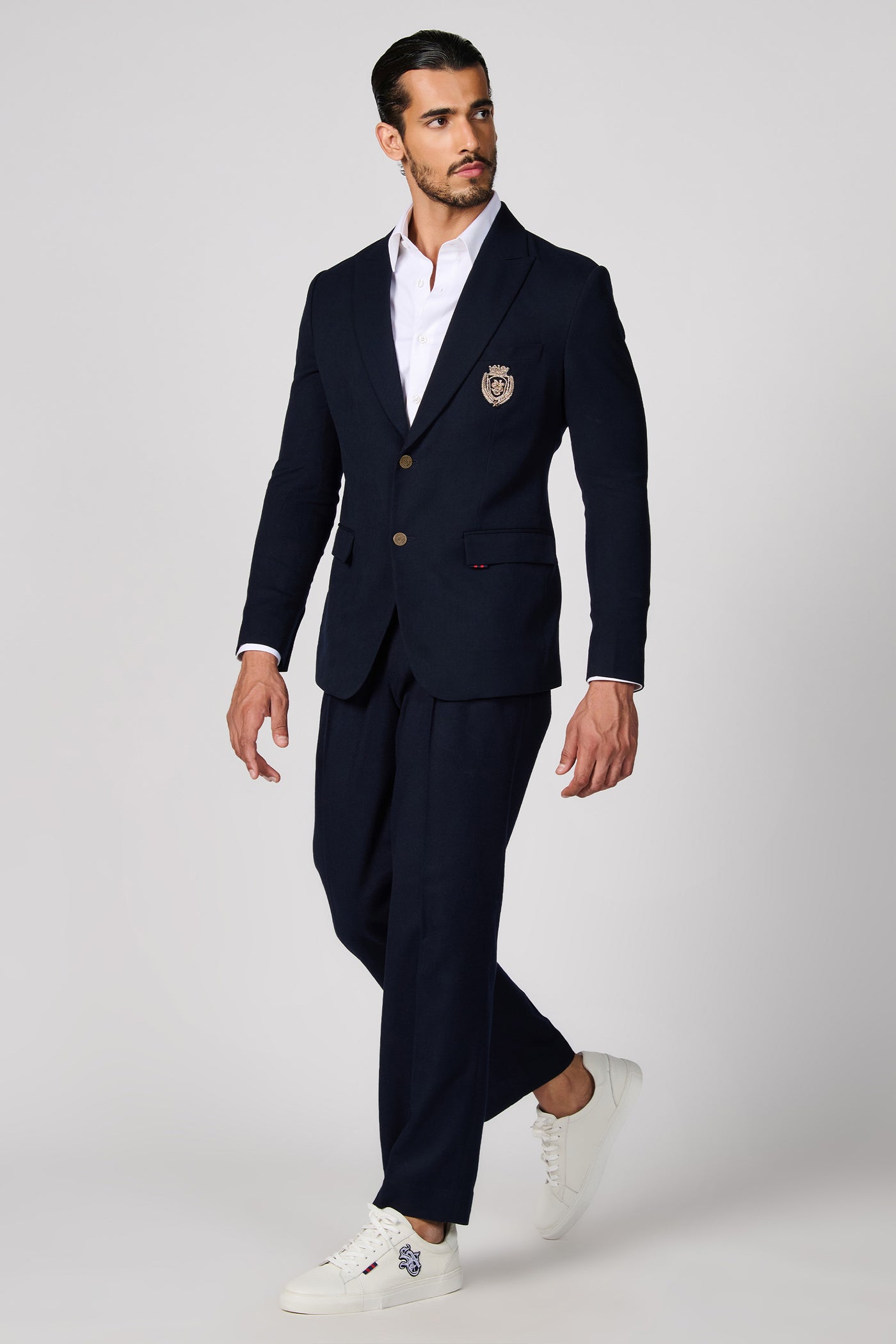 Shantanu & Nikhil Menswear SNCC Crested Gentlemen's Jacket indian designer wear online shopping melange singapore