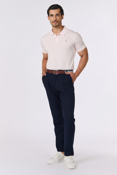 Shantanu & Nikhil Menswear SNCC Giza Cotton Pink Polo T-shirt indian designer wear online shopping melange singapore