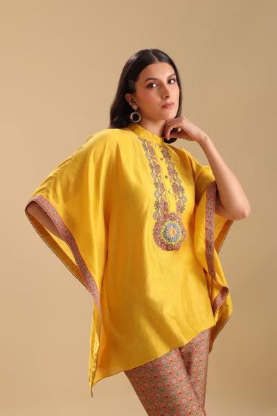 Sougat Paul Eraya Embellished Kaftan Set indian designer wear online shopping melange singapore