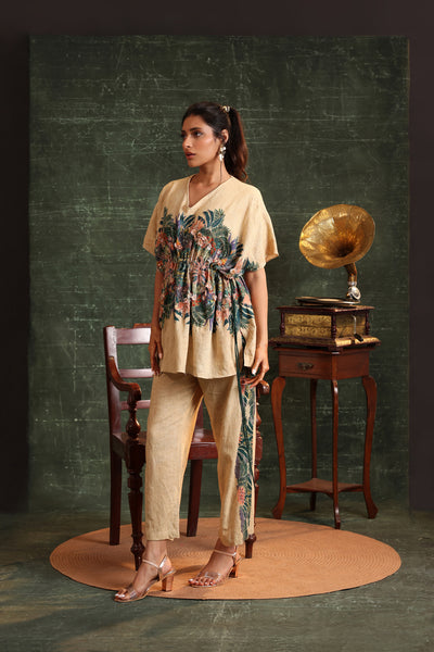 Sougat Paul Kaira Embellished Kaftan Set indian designer wear online shopping melange singapore