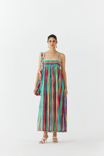 Studio Rigu Birch Strappy Dress indian designer wear online shopping melange singapore