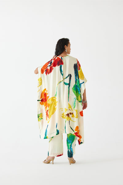 Studio Rigu Monet Kimono Kurta And Pants indian designer wear online shopping melange singapore