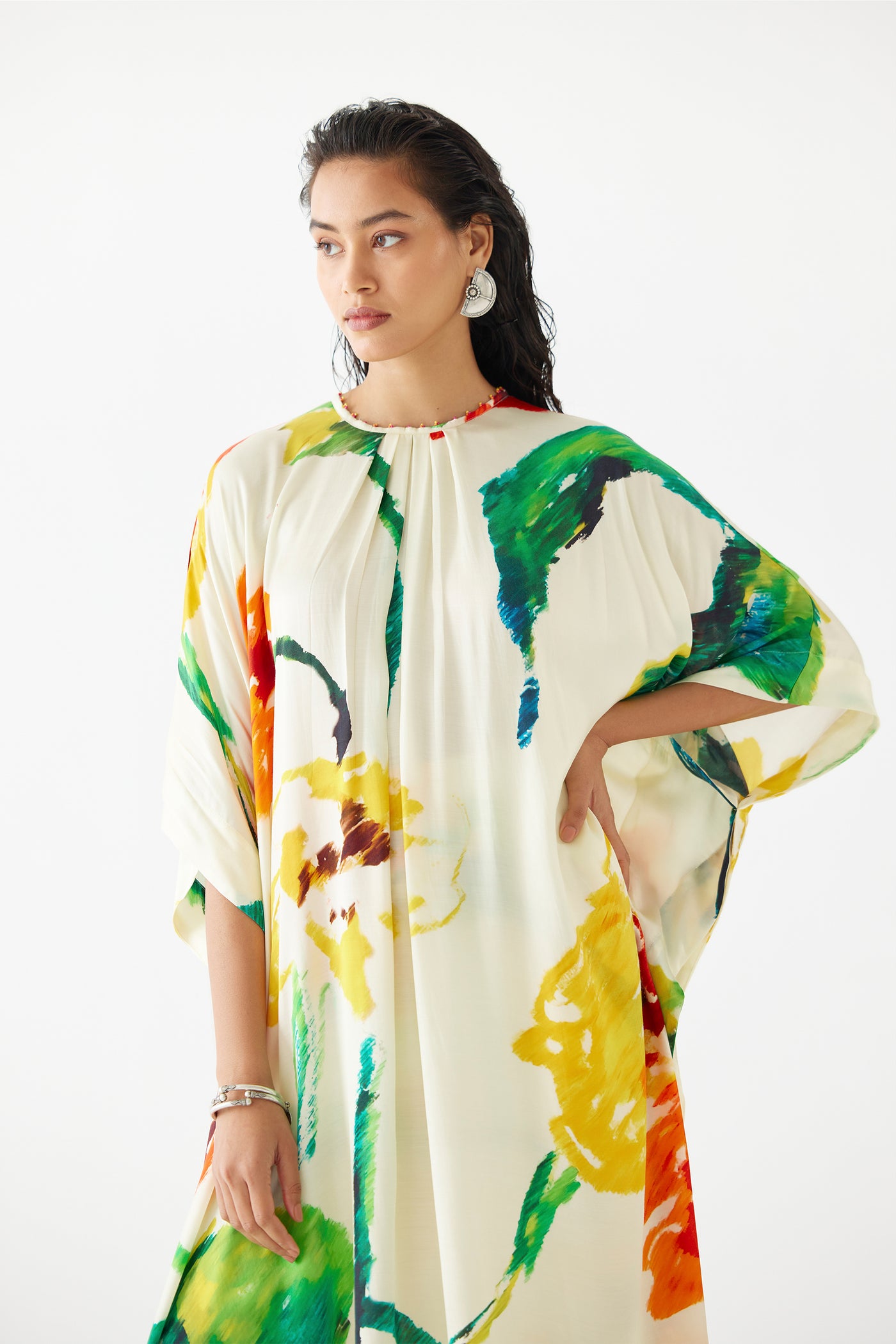 Studio Rigu Monet Kimono Kurta And Pants indian designer wear online shopping melange singapore