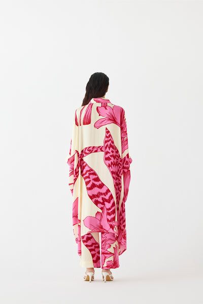 Studio Rigu Pink Aphrodite Kimono And Pants indian designer wear online shopping melange singapore