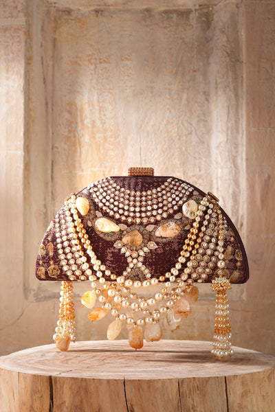 Tarun Tahiliani Accessories Jeweled Sling indian designer wear online shopping melange singapore