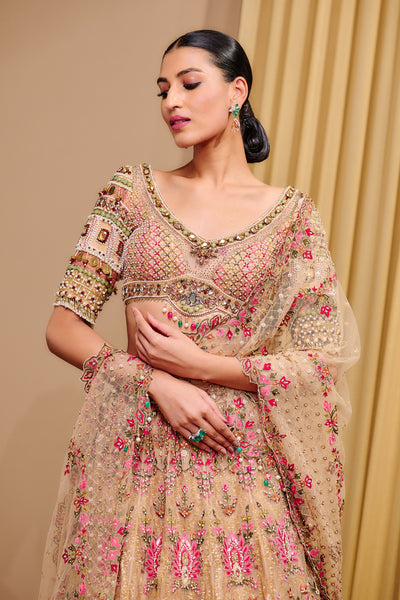 Tarun Tahiliani Classic Embroidered Lehenga indian designer wear online shopping melange singapore
