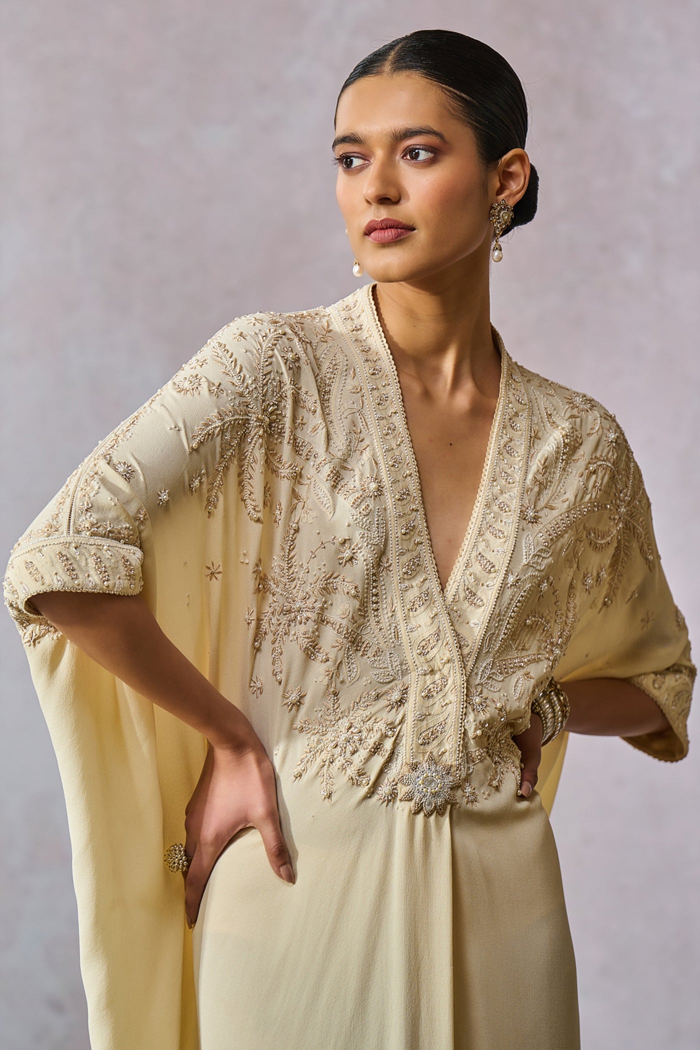 Tarun Tahiliani Kaftan indian designer wear online shopping melange singapore