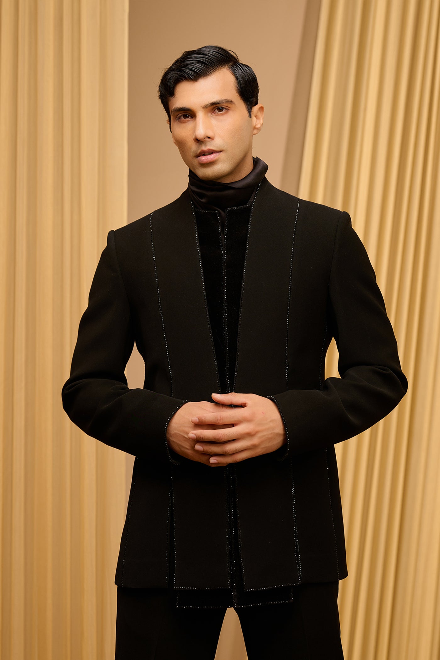 Tarun Tahiliani Menswear Indo-Western Bandhgala Set indian designer wear online shopping melange singapore