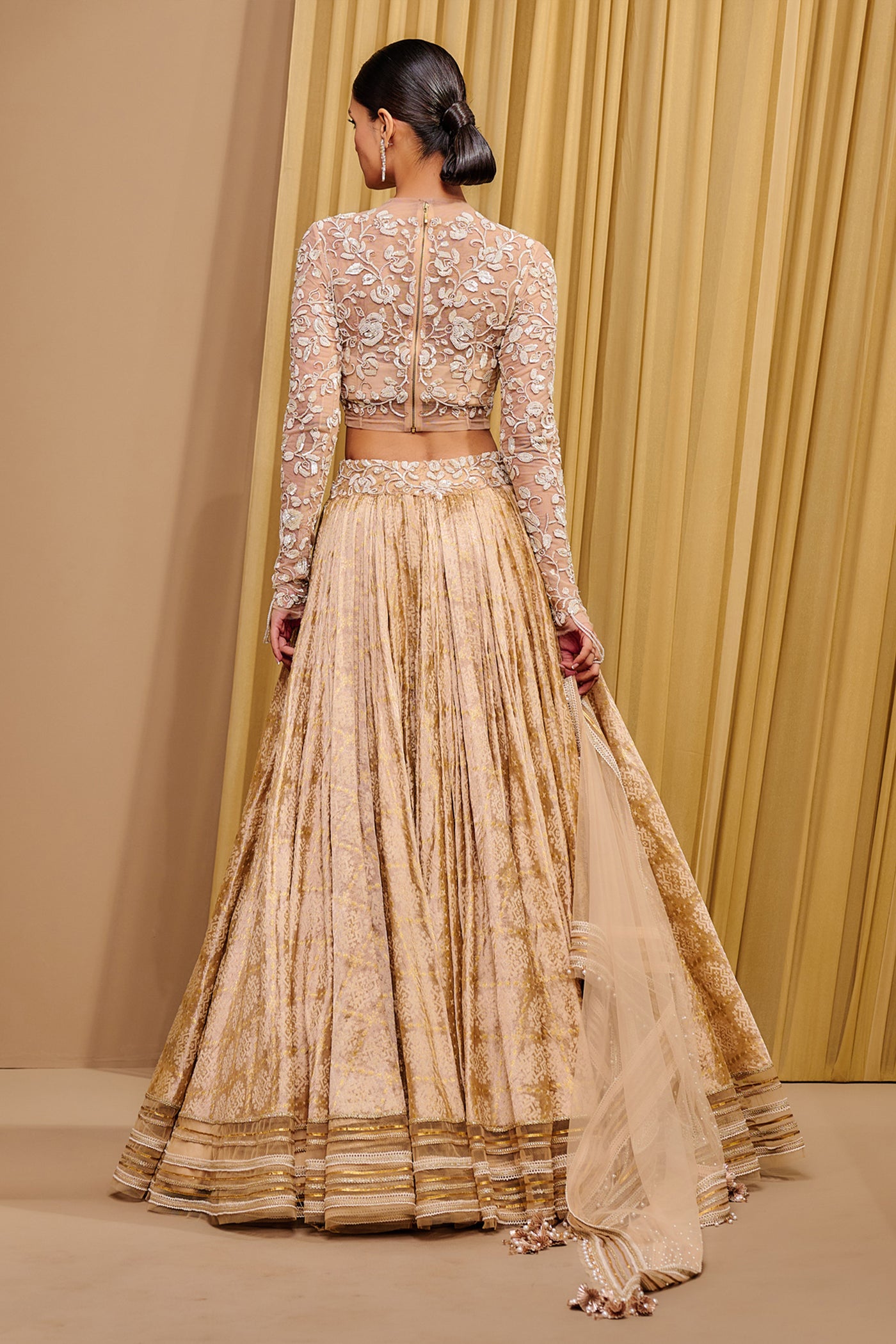 Tarun Tahiliani Signature Textile Lehenga indian designer wear online shopping melange singapore