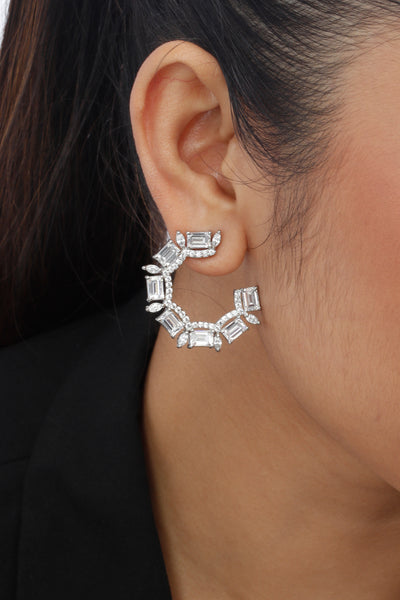 Tesoro Chaandbali Earrings indian designer wear online shopping melange singapore