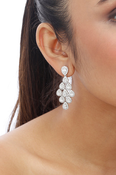 Tesoro Chandelier Earrings indian designer wear online shopping melange singapore