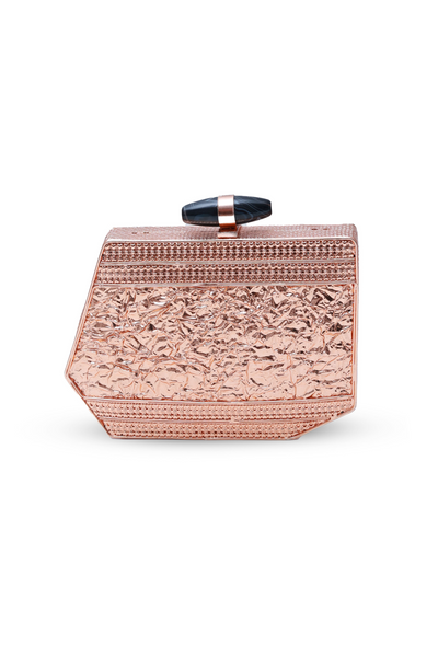 The Tan Clan Hannah Embellished Mother of Pearl Clutch Womenswear Gold Melange Singapore Online Shopping Gifting