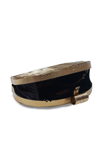 The Tan Clan Tiara Mother of Pearl Clutch Womenswear Gold Online Shopping Melange Singapore Gifting