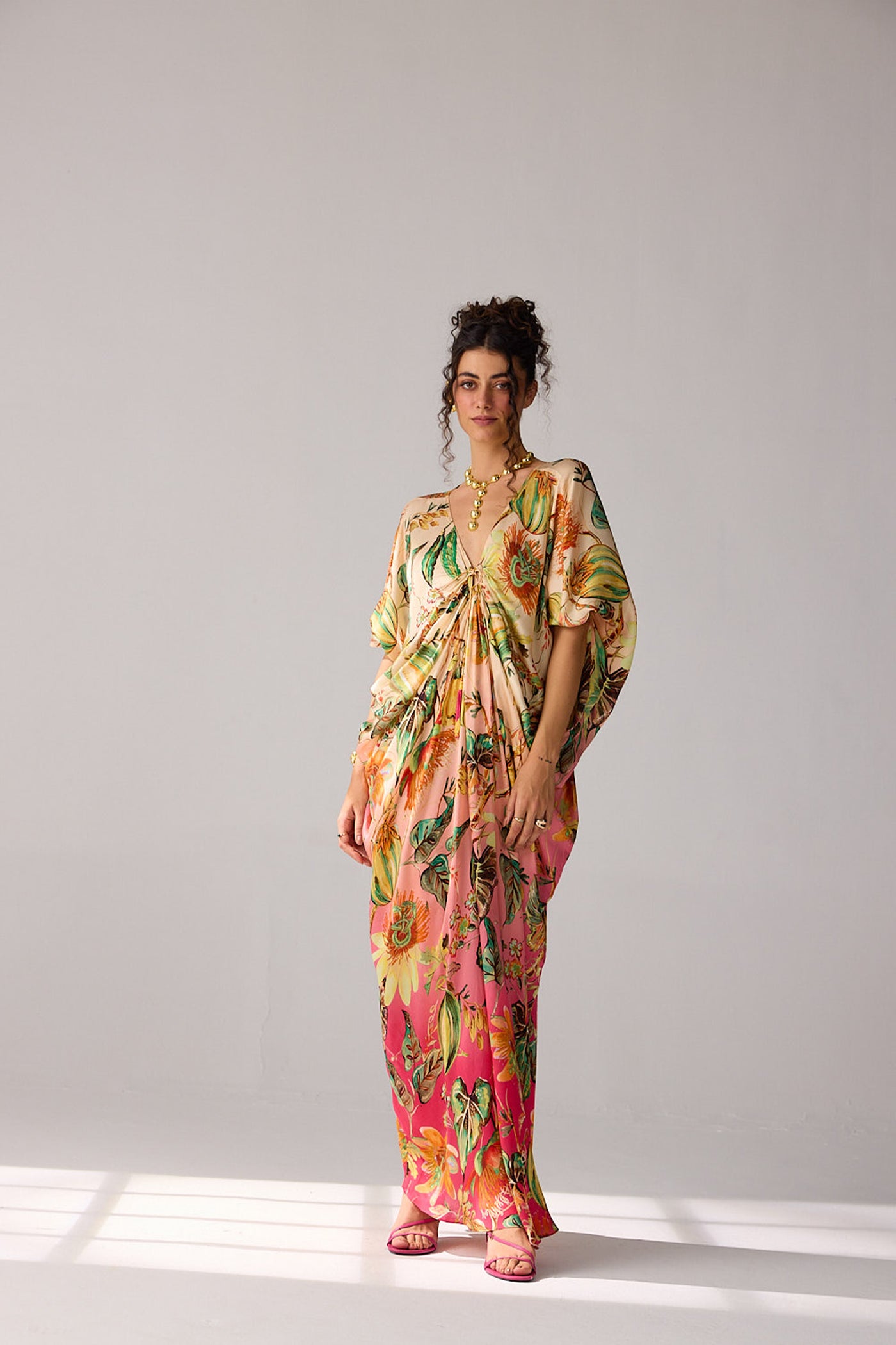 Verb Amiya Kaftan Dress indian designer wear online shopping melange singapore