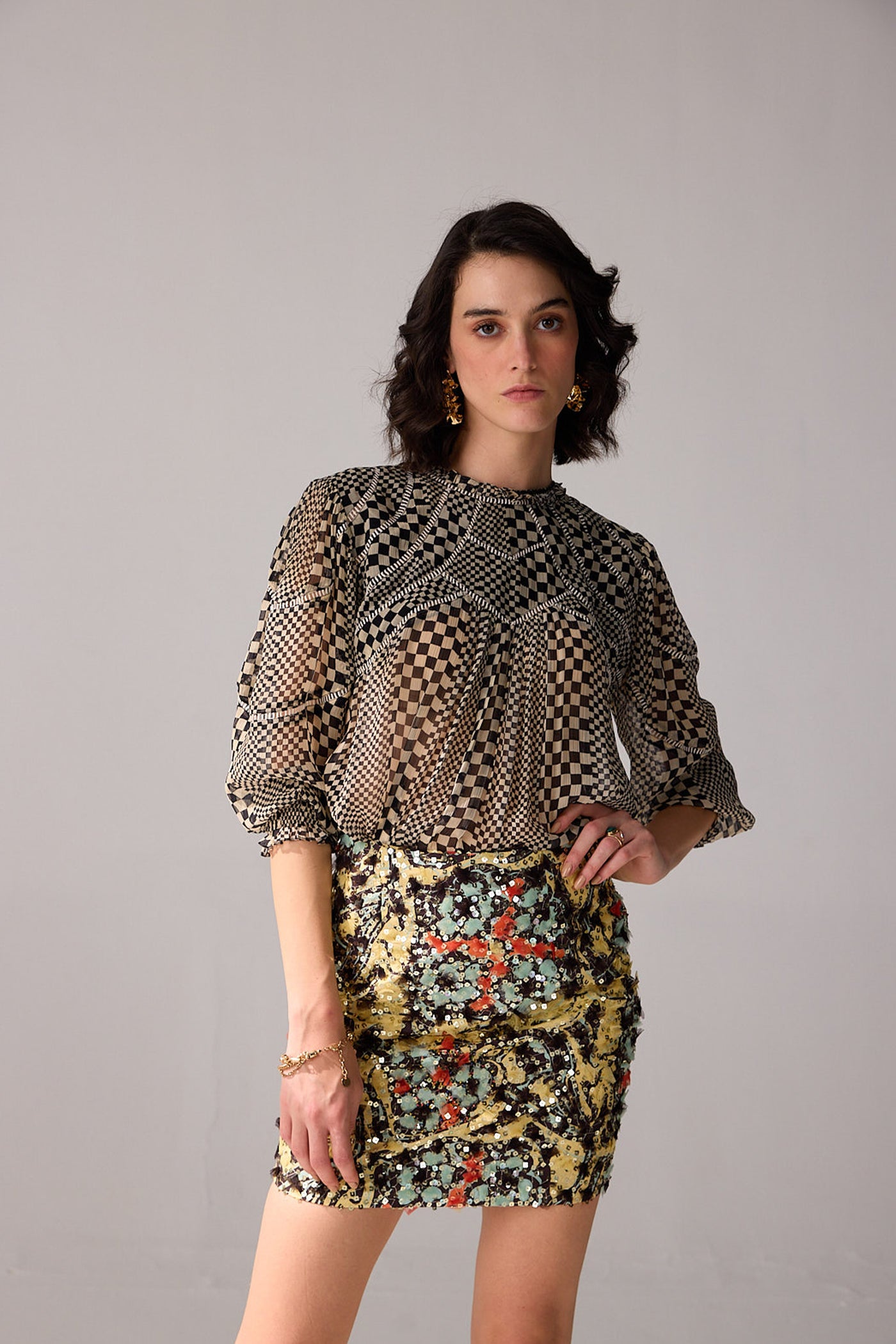 Verb Aria Skirt indian designer wear online shopping melange singapore