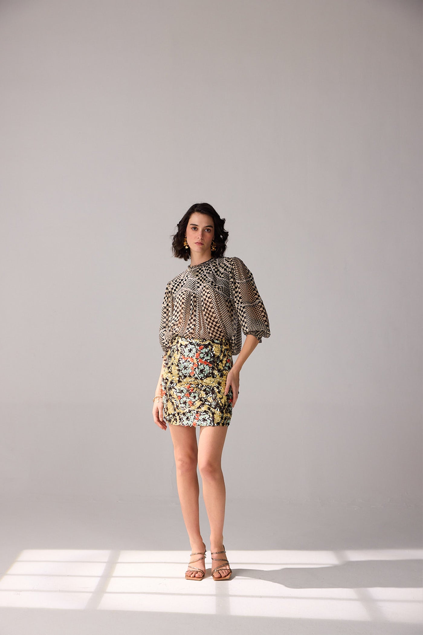 Verb Aria Skirt indian designer wear online shopping melange singapore