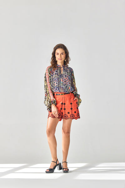 Verb Lalita Shorts indian designer wear online shopping melange singapore