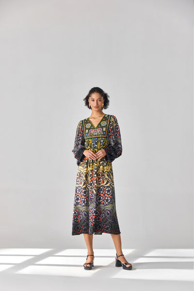 Verb Mau Dress indian designer wear online shopping melange singapore
