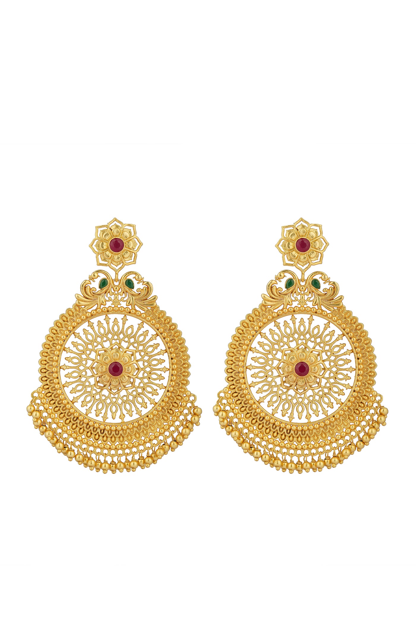 Zariin Chola Legacy Statement Earrings indian designer wear online shopping melange singapore