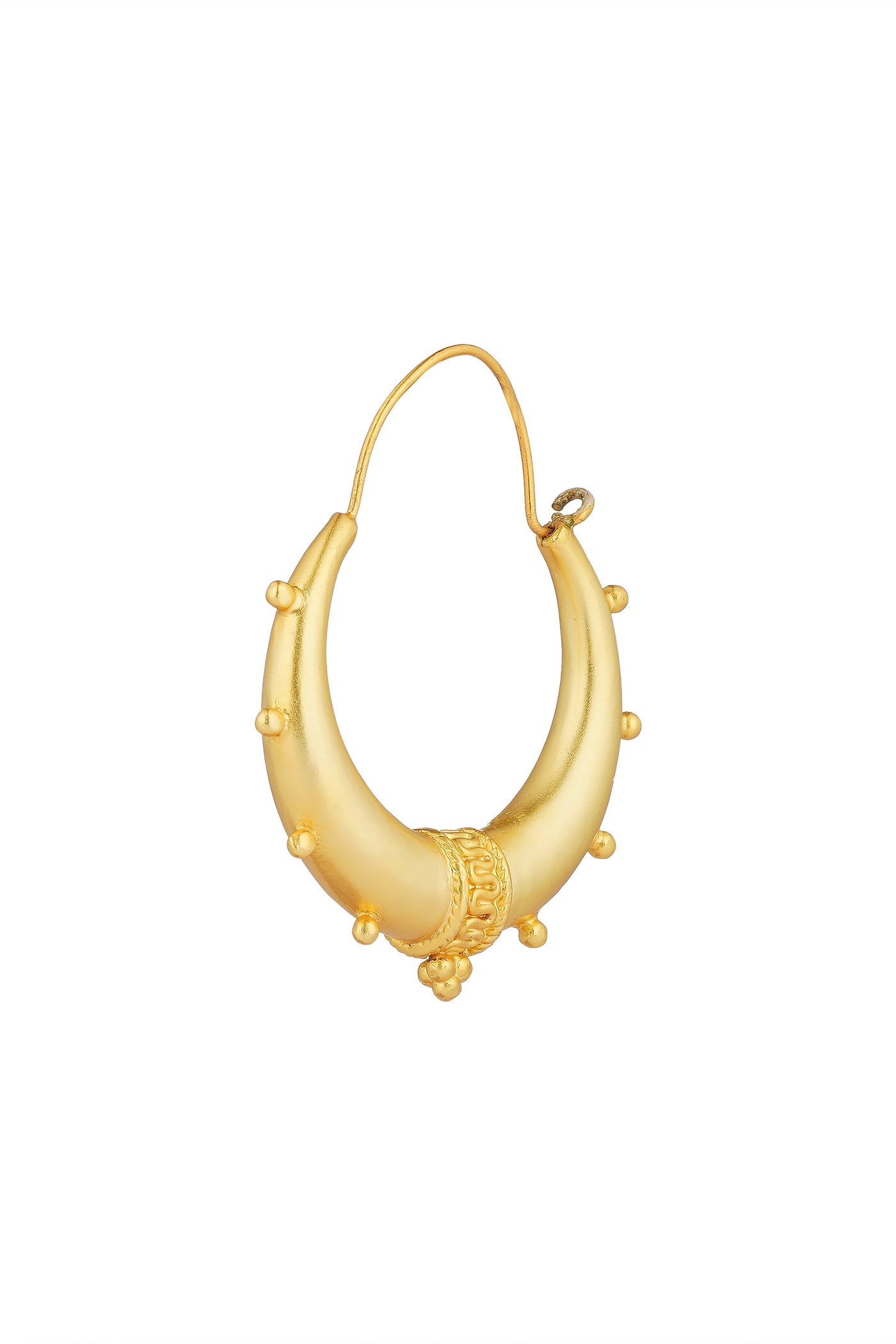 Zariin Classic Grace Hoops indian designer wear online shopping melange singapore
