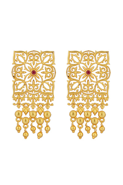 Zariin Eternal Enigma Stud Earrings indian designer wear online shopping melange singapore