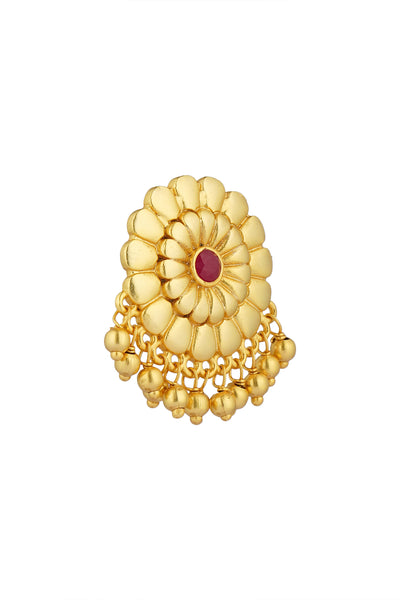 Zariin Floral Past Stud Earrings indian designer wear online shopping melange singapore