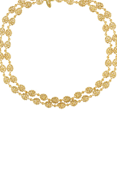 Zariin Imperial Notes Long Necklace indian designer wear online shopping melange singapore