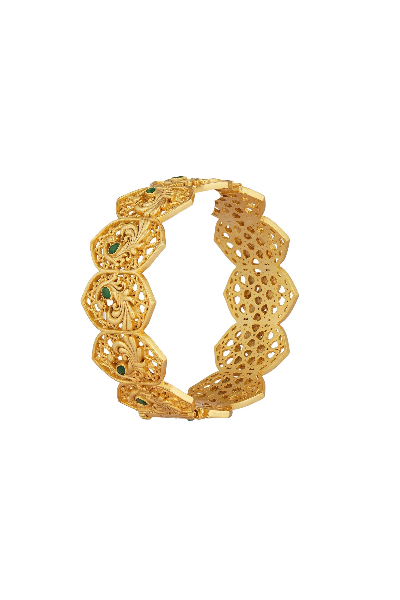 Zariin Majestic Mor Bangle indian designer wear online shopping melange singapore