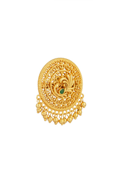 Zariin Majestic Mor Stud Earrings indian designer wear online shopping melange singapore