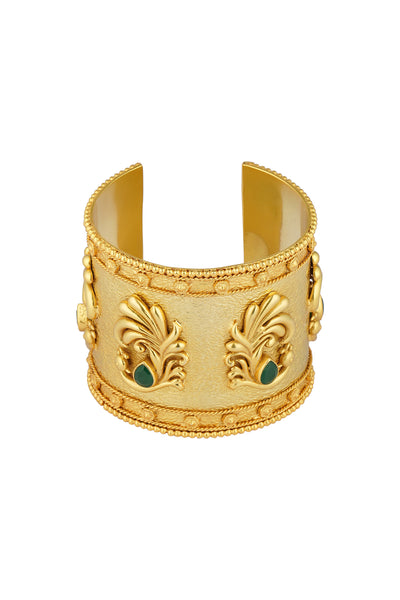 Zariin Peacock Enigma Cuff Bracelet indian designer wear online shopping melange singapore