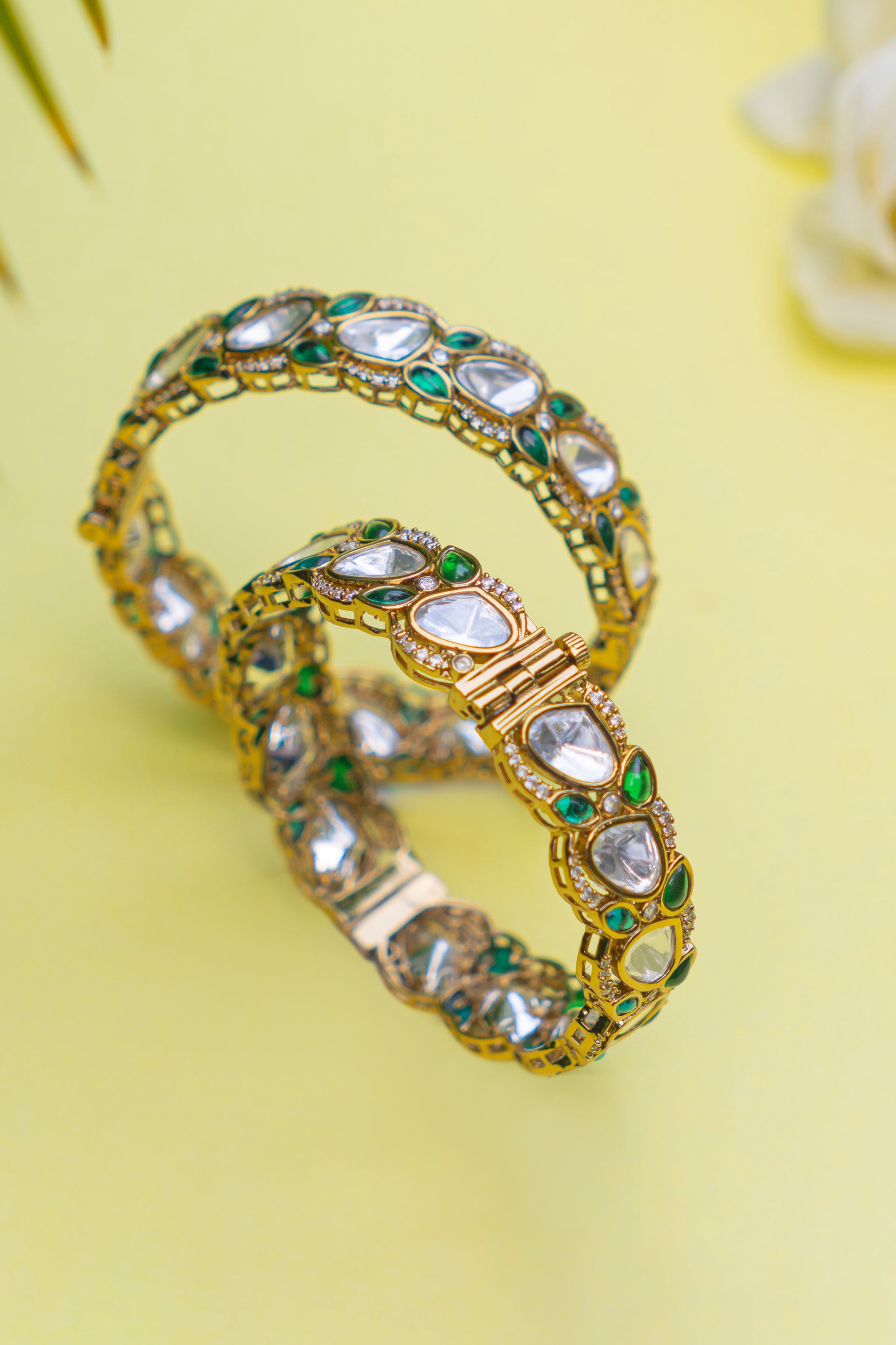 Polki Bangles – Melange Singapore