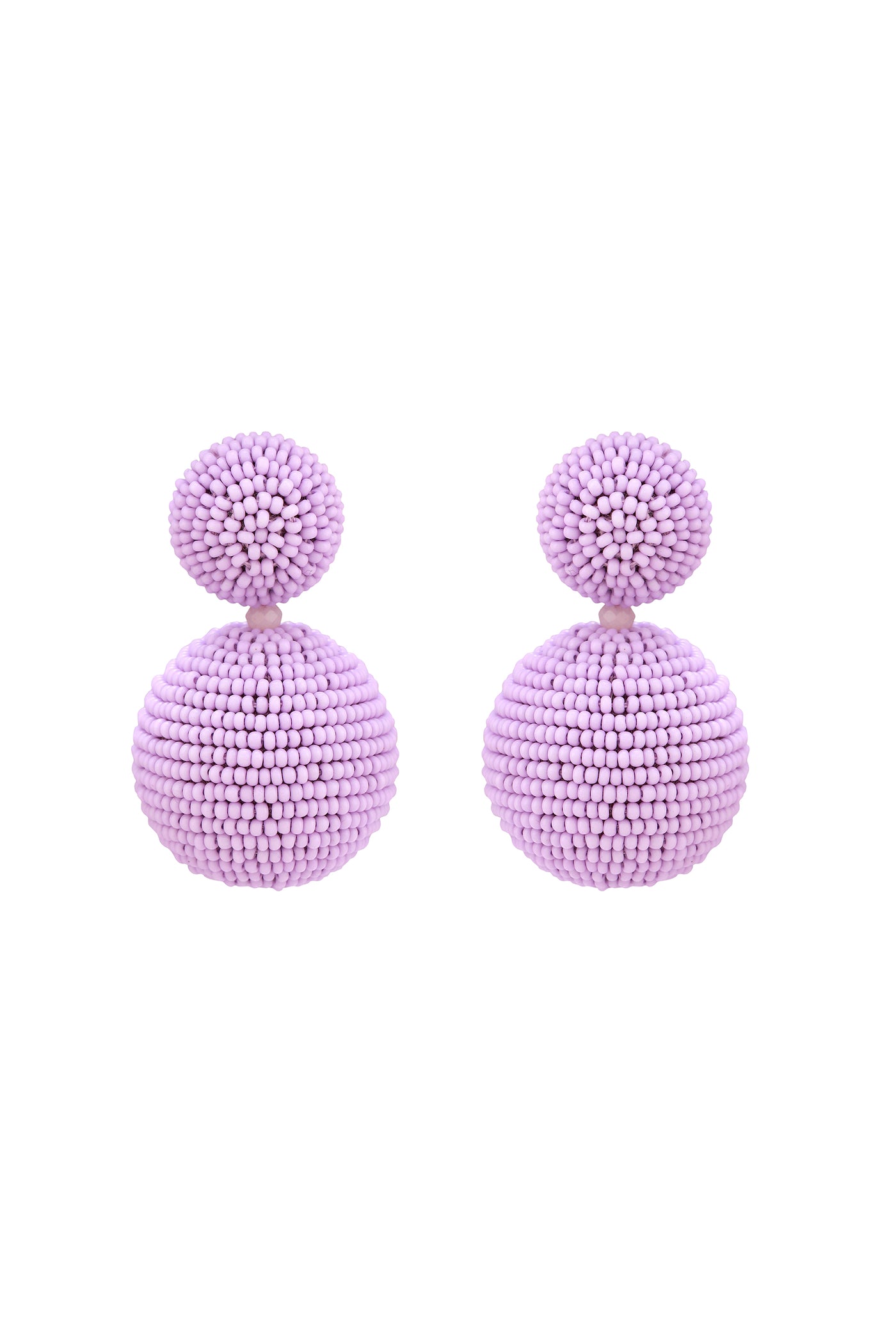 Raya Décor Bauble Earrings Lilac fashion jewellery online shopping melange singapore indian designer wear