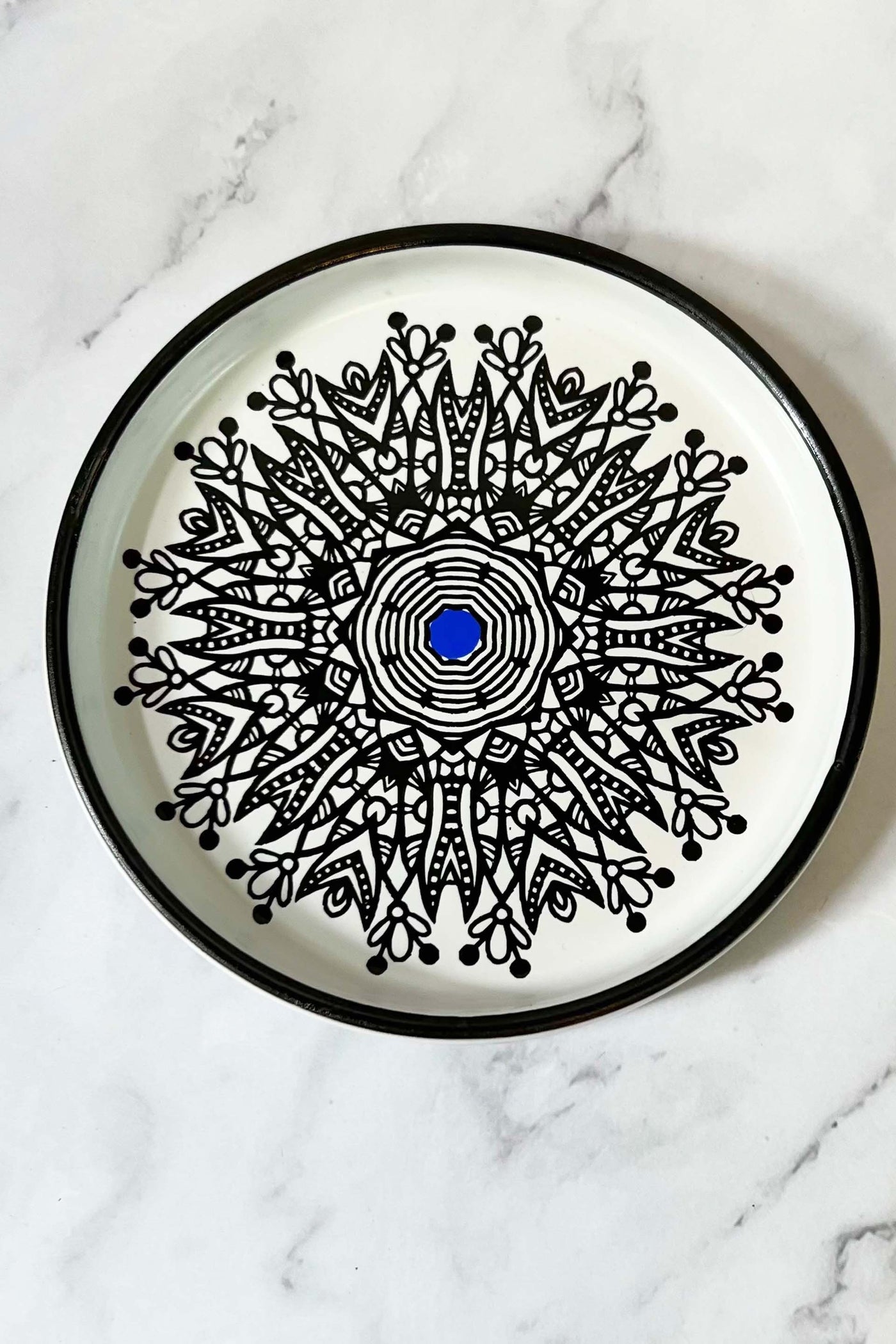 Dessert Plates Mandala Print